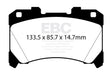 EBC Performance Pack Pad & Line Kit with Yellowstuff Pads (PLK2022) Image 1