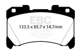 EBC Performance Pack Pad & Line Kit with Yellowstuff Pads (PLK2022) Image 1