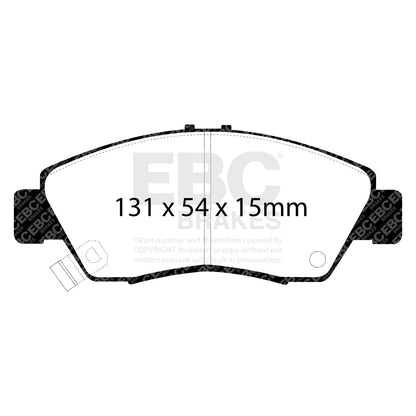 EBC Brakes Pad and Disc Kit (PD03KF549) Image 4