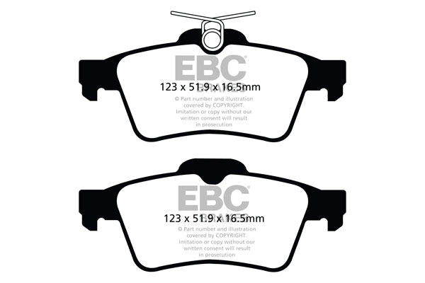 EBC Brakes Pad and Disc Full vehicle Kit (PD40K1526)