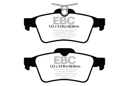 EBC Brakes Pad and Disc Full vehicle Kit (PD40K1527)