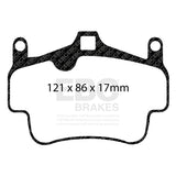 EBC Racing RP-1 Track and Race Brake Pads (DP82029RP1) Image 3