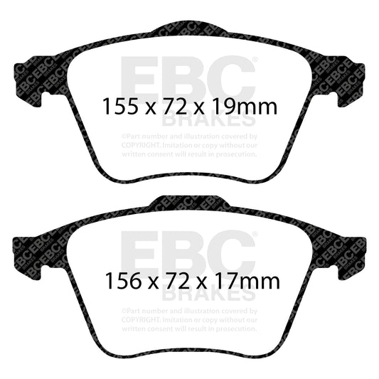 EBC Brakes Pad and Disc Full vehicle Kit (PD40K2041)