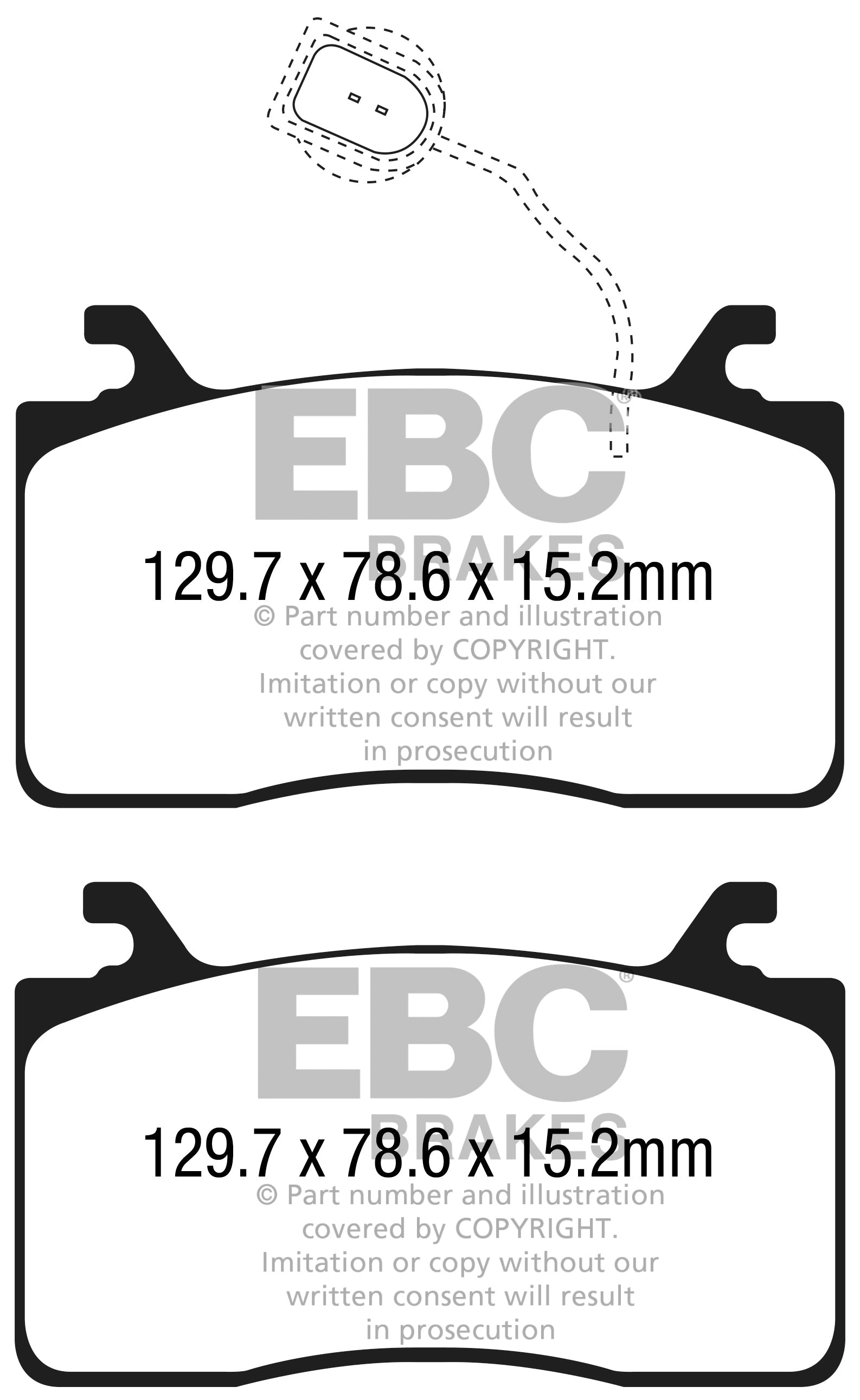 EBC Brakes Pad and Disc Full vehicle Kit (PD40K2467) Image 2