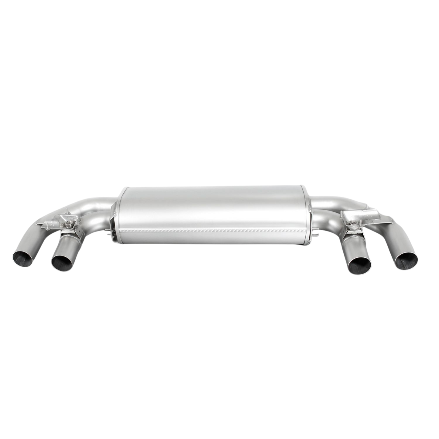 Sport Exhaust System for VW Golf 7 AU Resonated | 4x 102mm Chrome Straight Cut Tips