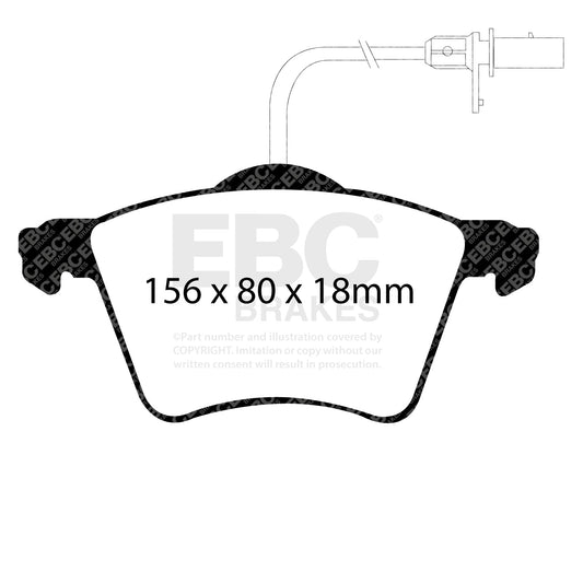 EBC Brakes Pad and Disc Full vehicle Kit (PD40K1909) Image 2