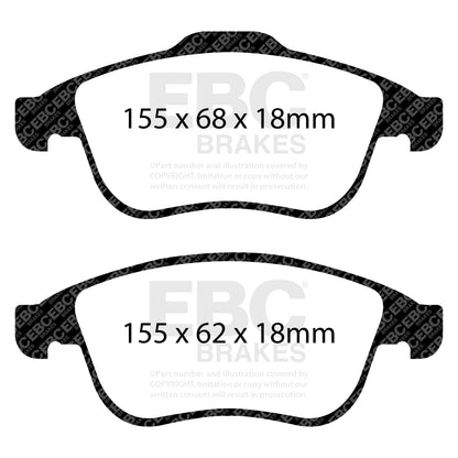 EBC Brakes Pad and Disc Full vehicle Kit (PD40K2328)