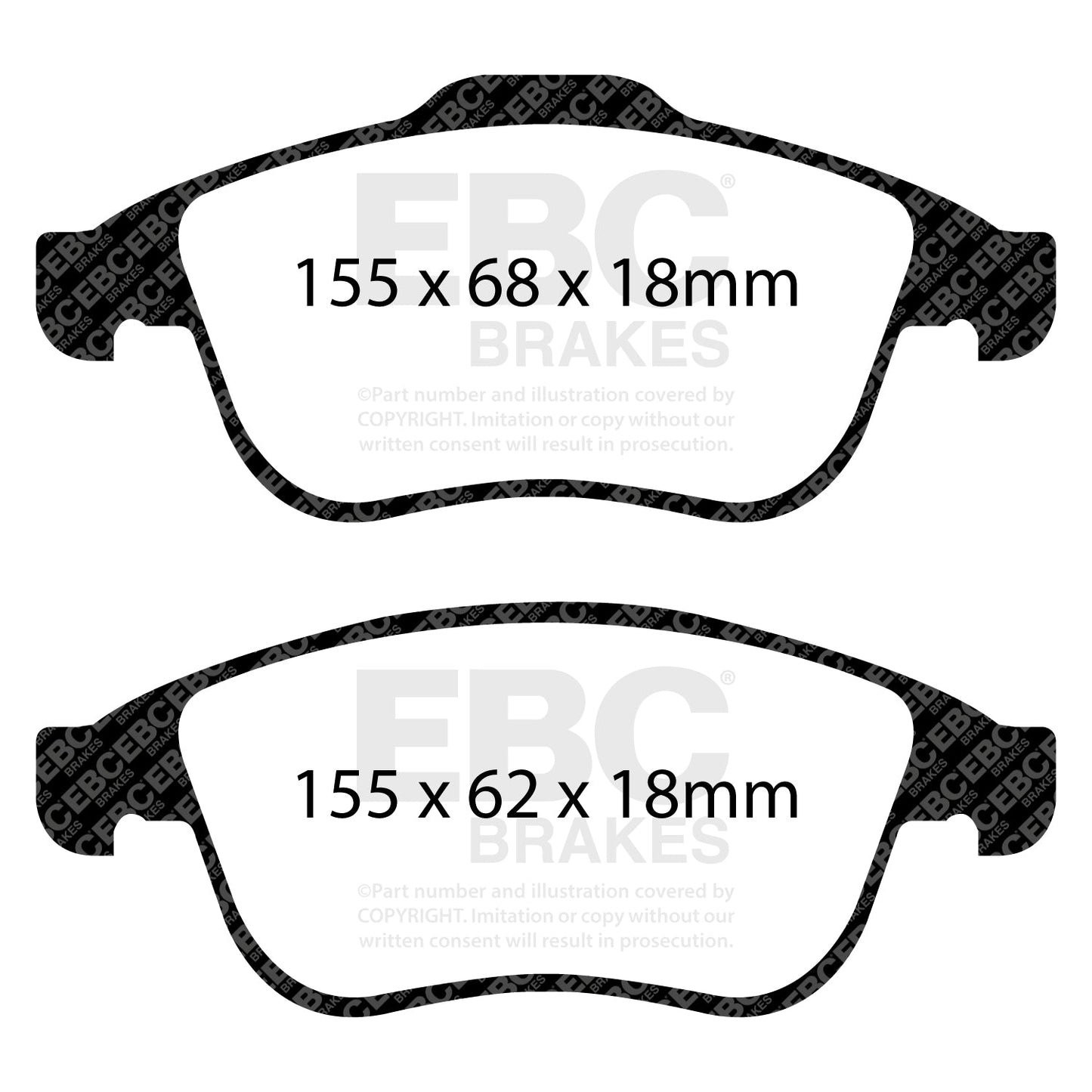 EBC Brakes Pad and Disc Full vehicle Kit (PD40K2325)
