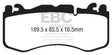 EBC Yellowstuff 4000 Series Street and Track Brake Pad Set (DP42174R) Image 1