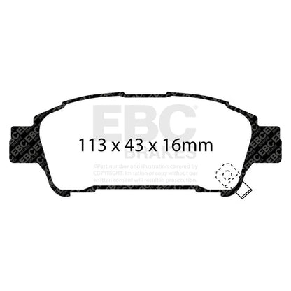 EBC Brakes Pad and Disc Full vehicle Kit (PD40K1807) Image 5