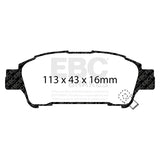 EBC Brakes Pad and Disc Kit (PDKR846) Image 2