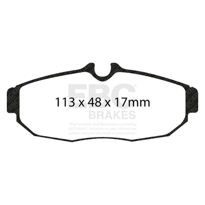 EBC Bluestuff NDX Trackday Brake Pad Set (DP51741NDX) Image 1