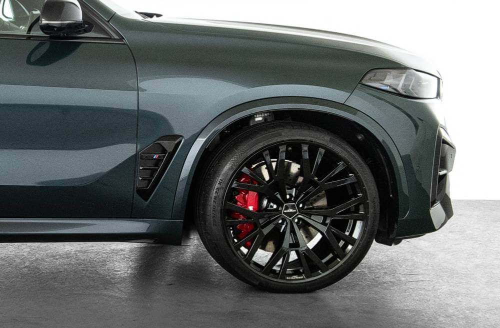 AC Schnitzer Front 22" And Rear 23" Wheel Set ac5 Black Continental Fo