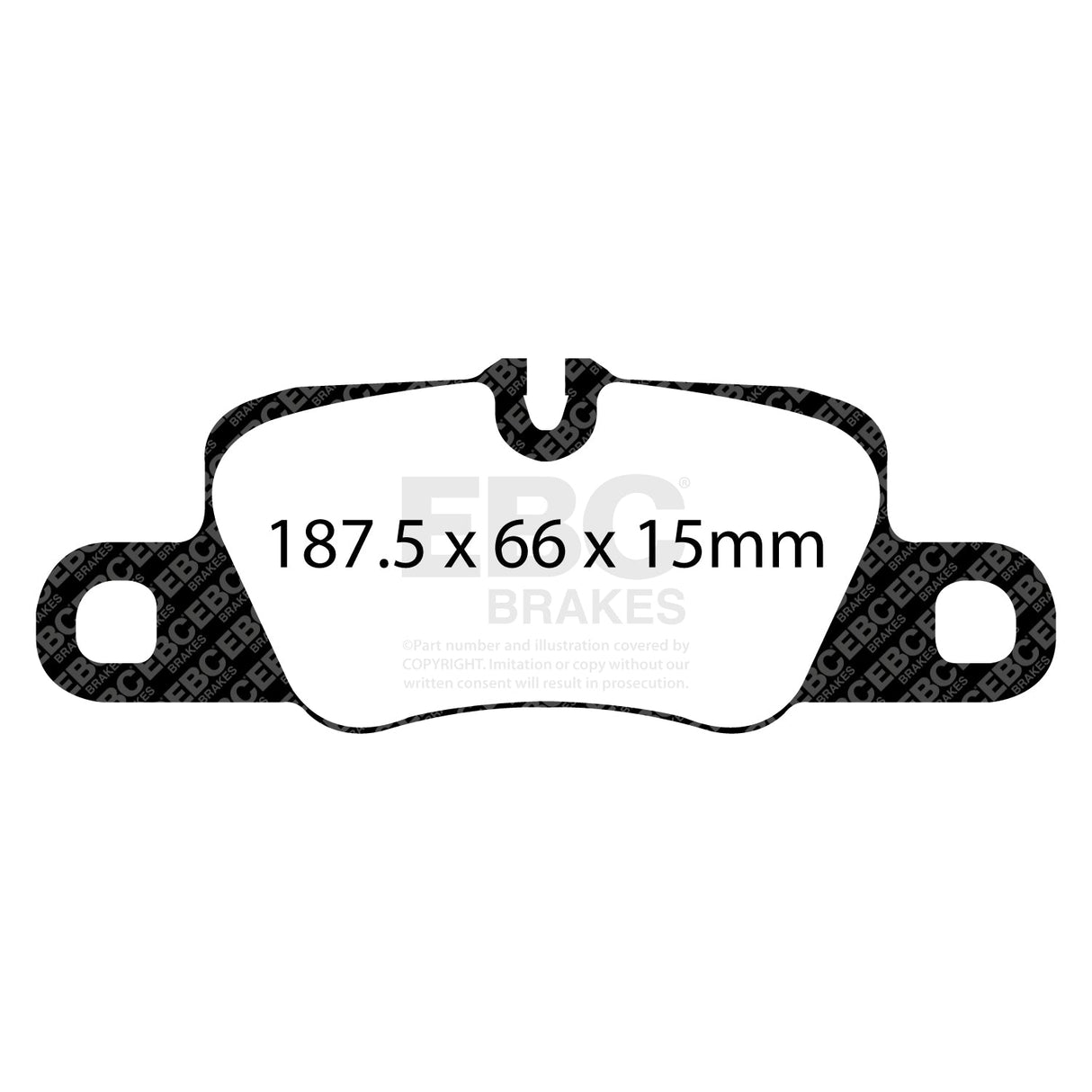 EBC Racing RP-X Track and Race Brake Pads (DP81858RPX) Image 4