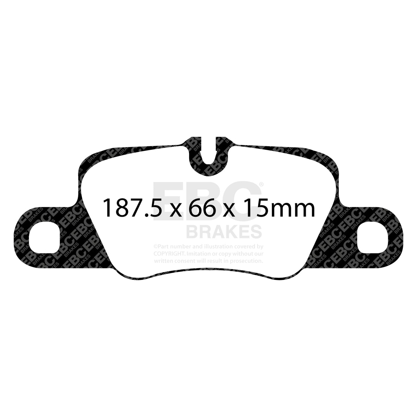 EBC Racing RP-X Track and Race Brake Pads (DP81858RPX) Image 4