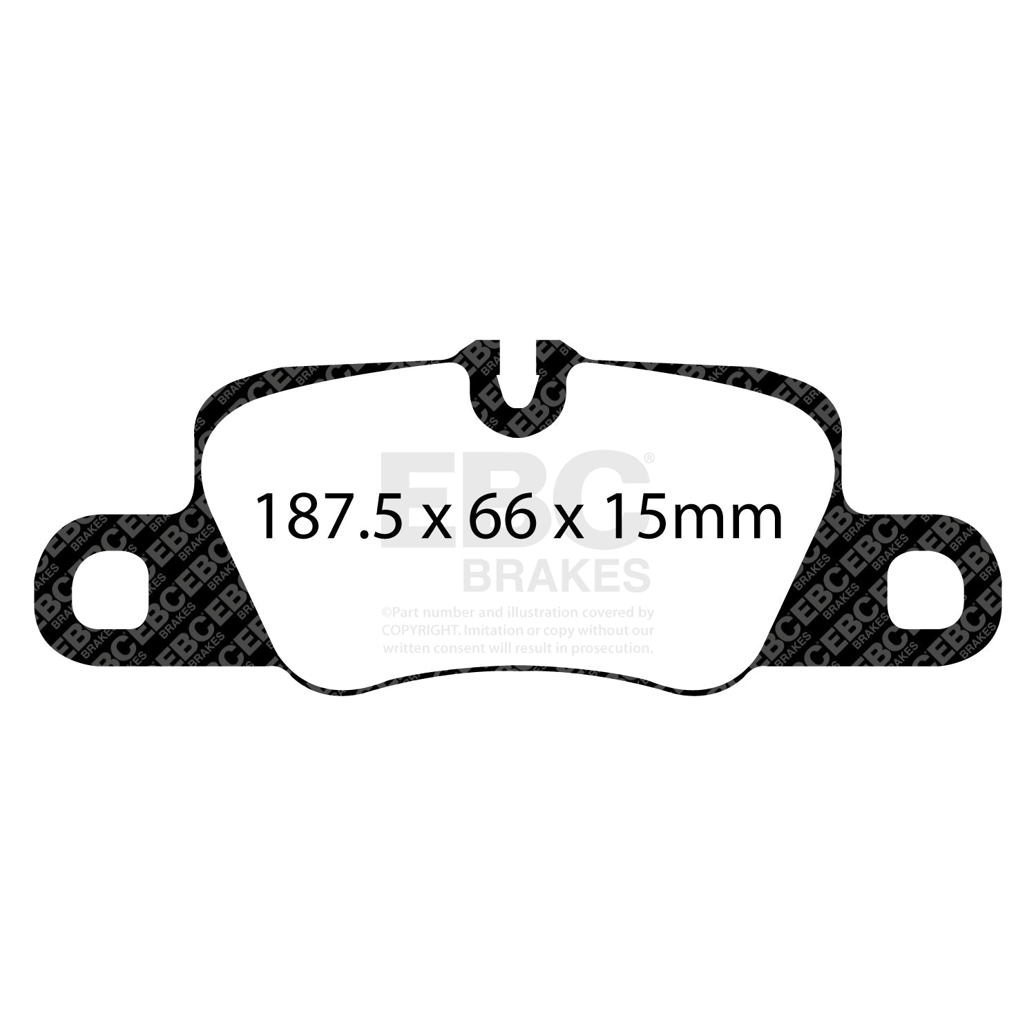 EBC Racing RP-X Track and Race Brake Pads (DP81858RPX) Image 4