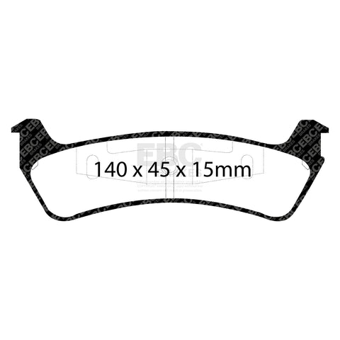 EBC Brakes Pad and Disc Kit (PDKR323) Image 1