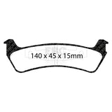 EBC Brakes Pad and Disc Kit (PDKR323) Image 1