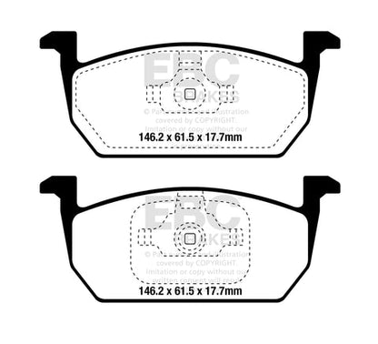 EBC Brakes Pad and Disc Kit (PD08KF724)