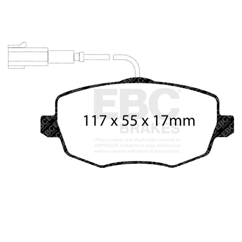 EBC Brakes Pad and Disc Kit (PDKF1056)