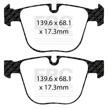 EBC Brakes Pad and Disc Kit (PD03KR147) Image 1