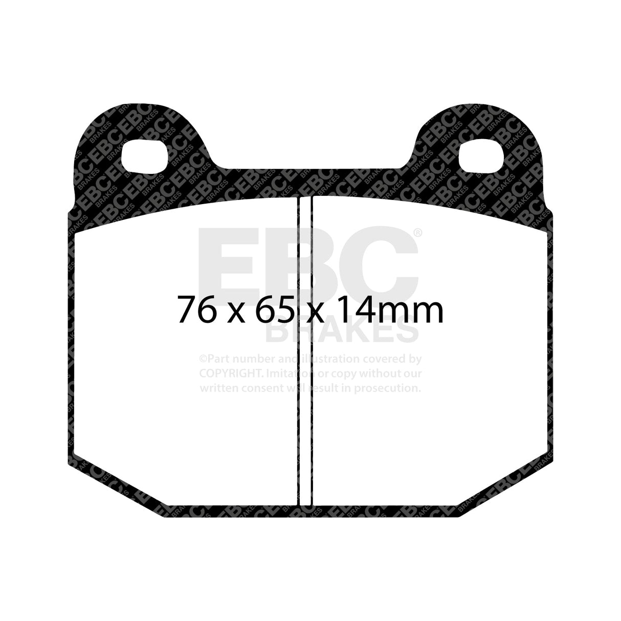 EBC Brakes Pad and Disc Full vehicle Kit (PD40K1396) Image 4