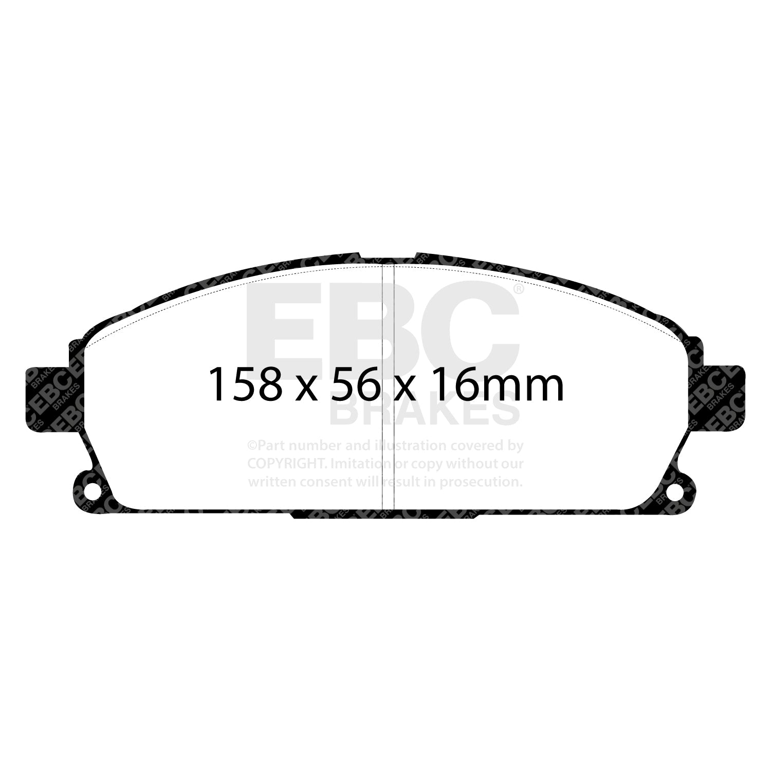 EBC Brakes Pad and Disc Full vehicle Kit (PD40K1401) Image 3