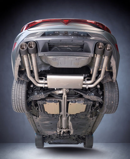 GPF-Back Exhaust System for Cupra Formentor KM VZ 272 Resonated | 4x 102mm Chrome Rolled Edge Tips