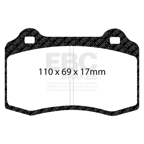 EBC Brakes Pad  and  Disc Kit (PD01KF563) Image 1