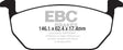 EBC Performance Pack Pad & Line Kit with Yellowstuff Pads (PLK1986) Image 1