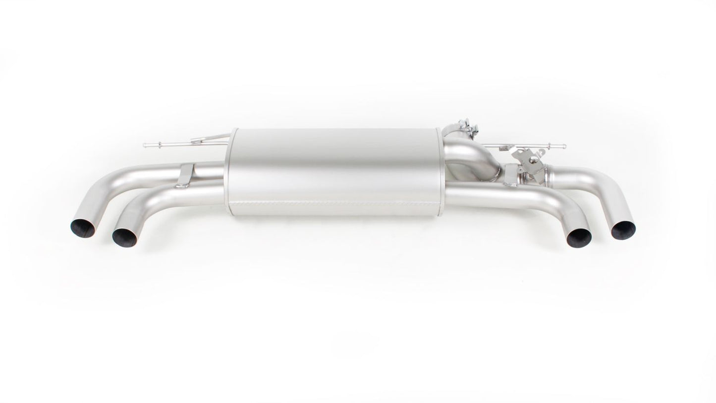 Exhaust Bundle for BMW 5 G30/G31 Racing | 4x 102mm Black Chrome Rolled Edge Tips