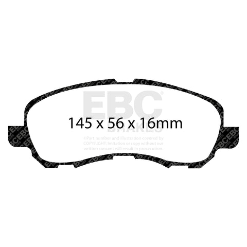 EBC Brakes Pad and Disc Full vehicle Kit (PD40K2153) Image 5