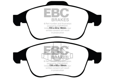 EBC Ultimax OE Replacement Brake Pad Set (DP1992) Image 1