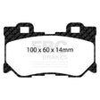 EBC Brakes Pad and Disc Kit (PDKR443) Image 1