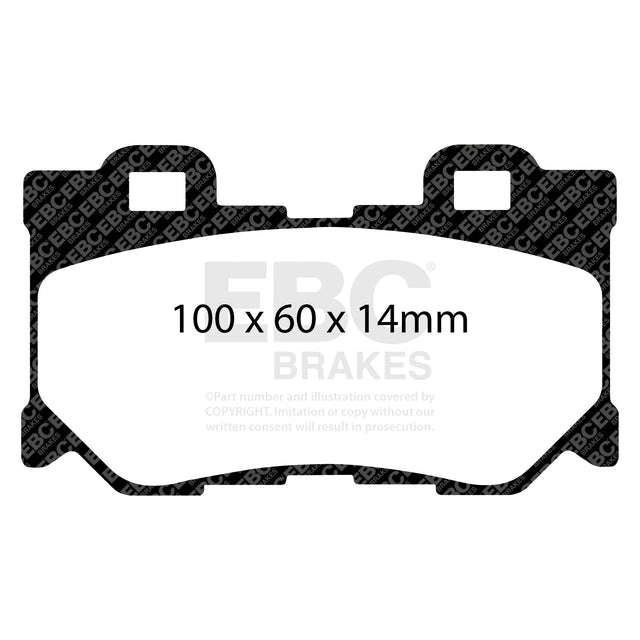 EBC Brakes Pad and Disc Kit (PDKR443) Image 1