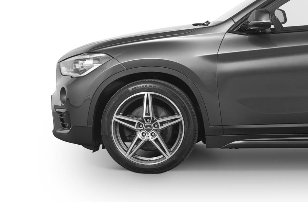 AC Schnitzer 19 Wheel & Tyre Set ac1 Bicolor Continental For BMW X1 F4