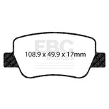 EBC Greenstuff 2000 Series Sport Brake Pad Set (DP22027) Image 1