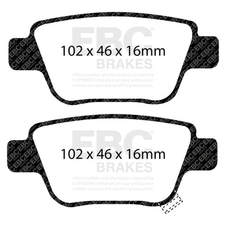 EBC Brakes Pad and Disc Kit (PDKR844) Image 2