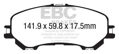 EBC Brakes Pad and Disc Full vehicle Kit (PD40K2492) Image 1