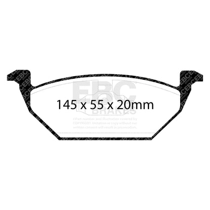 EBC Brakes Pad and Disc Full vehicle Kit (PD40K1941) Image 4