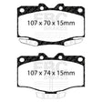 EBC Ultimax OE Replacement Brake Pad Set (DP994) Image 1