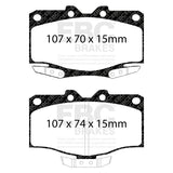 EBC Ultimax OE Replacement Brake Pad Set (DP994) Image 1