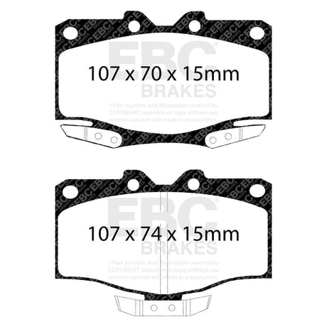 EBC Ultimax OE Replacement Brake Pad Set (DP994) Image 1