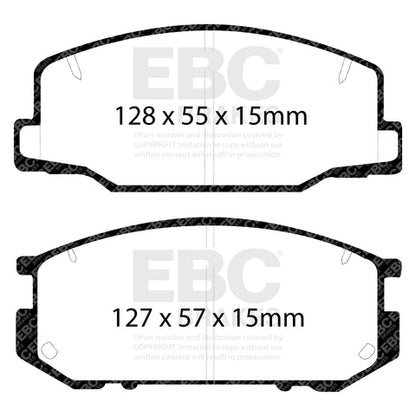 EBC Brakes Pad and Disc Kit (PDKF1967) Image 4