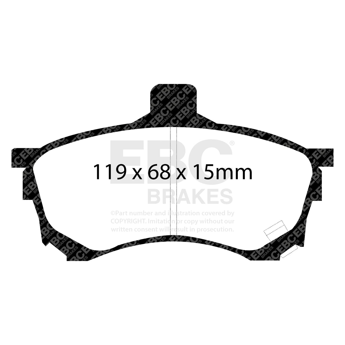 EBC Brakes Pad and Disc Full vehicle Kit (PD40K1296) Image 4