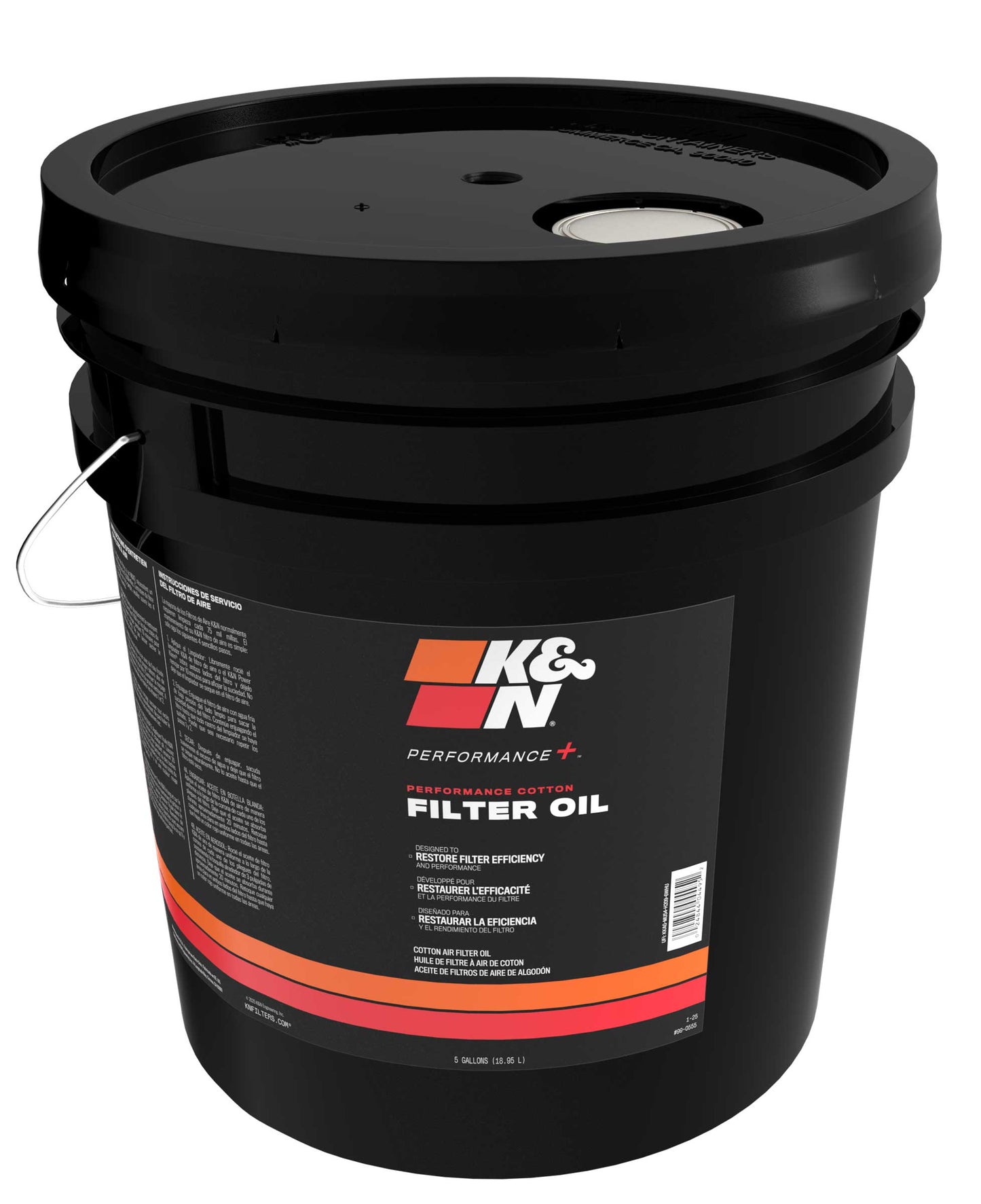 K&N Air Filter Oil 5 Gallon (99-0555)