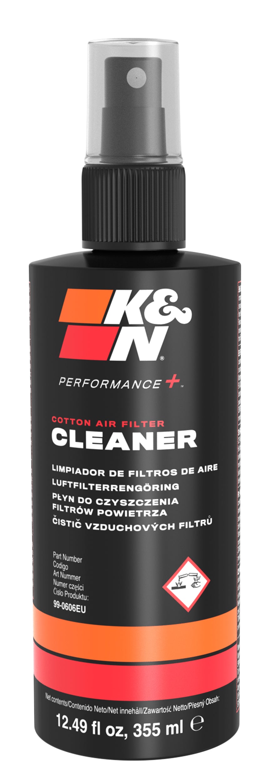 K&N Air Filter Cleaner 12oz Pump International (99-0606EU)