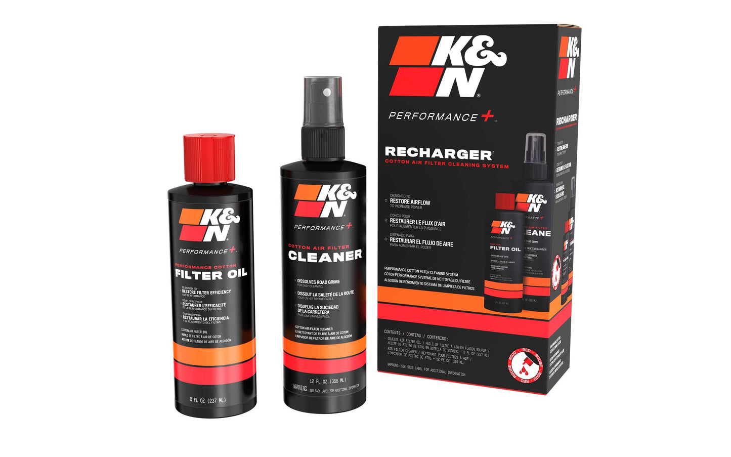 K&N Filter Care Service Kit - Squeeze Red