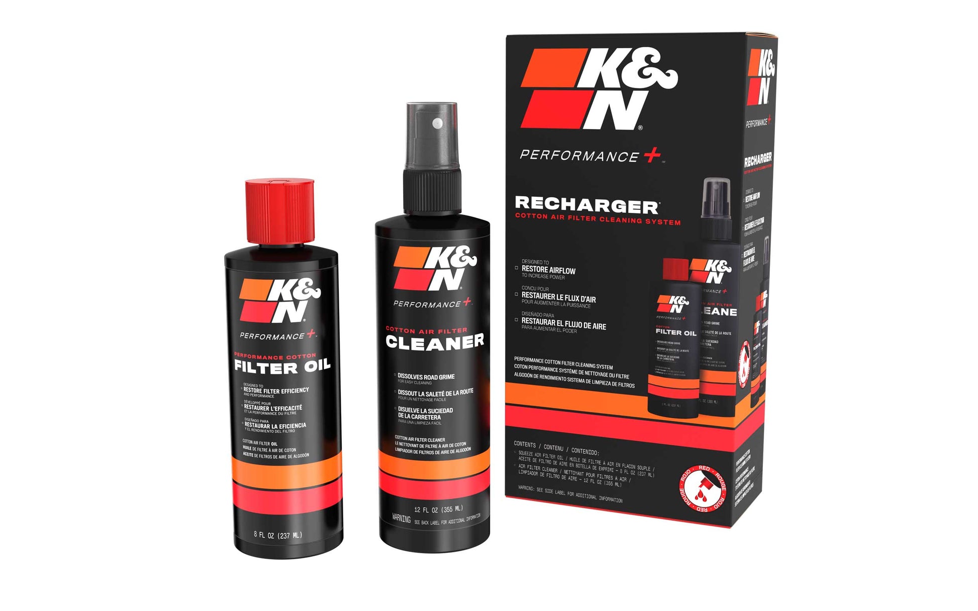 K&N Filter Care Service Kit - Squeeze Red