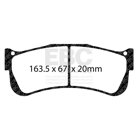 EBC SR11 Racing Brake Pads - (DP8079.20SR11) Front Image 2